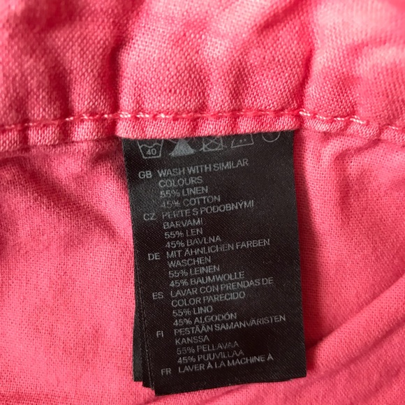 H&M Highwaisted Linen Shorts - Picture 4 of 4